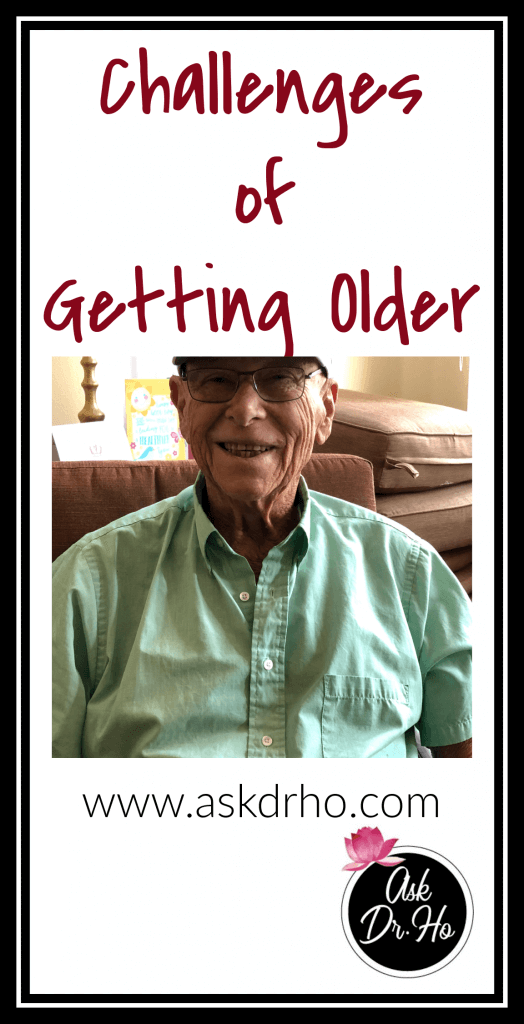 getting older.